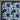 Indigo Floral Hand Printed Cotton Fabric for Kurti