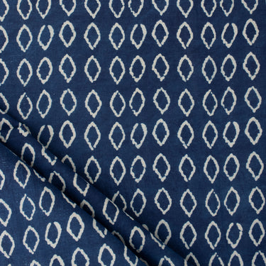 Indigo Hand Block Print Fabric