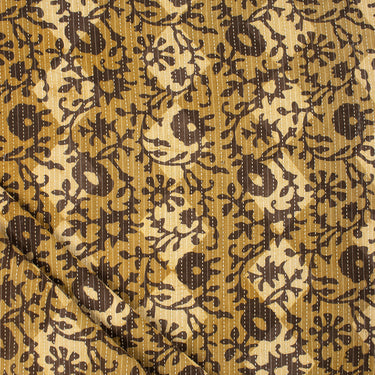 Jaipur Printed Cotton Hand Block Dabu Kantha Fabric