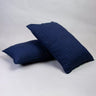 Latest Handmade Indigo Blue Solid Soft Cotton Pillow Cover