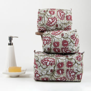 Lightweight Handmade Travel Toiletry Bag