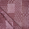 Maroon Patchwork Dabu Kashish Cotton Hand Block Print Fabric
