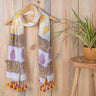 Multicolor Block Print Cotton Linen Stoles
