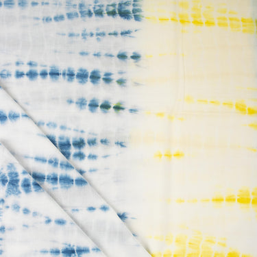 Multicolor Tie Dye Shibori Fabric for Dress Material