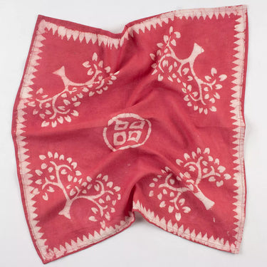 New Dabu Hand Block Printed Soft Cotton Bandana