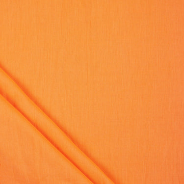 Orange Natural Dyed Cotton Solid Fabric