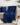Plain Blue Sofa Throw Blanket with 2 Cushion Cover - Gift for Home Use