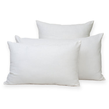 Plain White Soft Cotton Waffle Pillow Cases