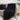 Premium Soft Black Cotton Plain Sofa Throw with Two Cushion Cover - Weddings Gifts for Couples