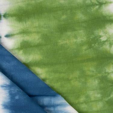 Pure Cotton Shibori Tie Dye Fabric for Summer