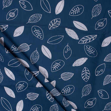 Indigo Cotton Material Fabric