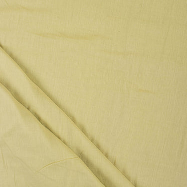 Cream Pure Cotton Natural Dyed Plain Fabric
