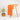 Orange Pure Cotton Plain Fabric