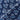 Blue Floral Dabu Print Pure Cotton Fabric
