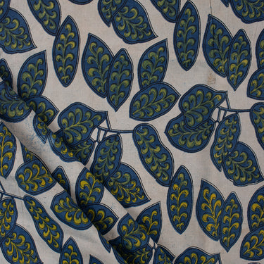 Beautiful Leaf Dabu Print Fabric