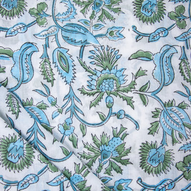 Jaipur Cotton Hand Block Printed Running Fabric