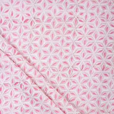 Pink Floral Cotton Fabric