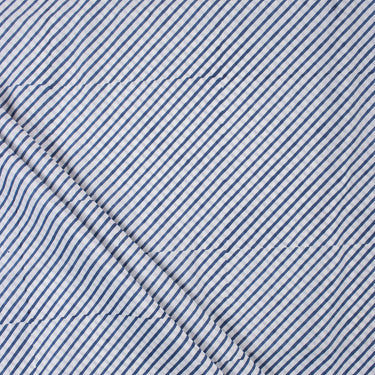 Hand Block Striped Printed Cotton Fabric