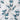 Blue Butterfly Block Print Fabric