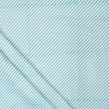 Indian Fabric Hand Block Striped Print