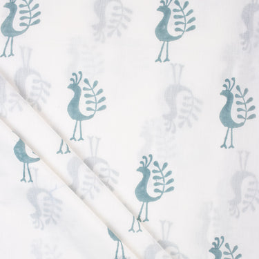 Bird Print Premium Cotton Fabric