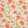 Hand Block Red Floral Premium Cotton Fabric For Dress Material