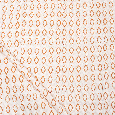 Premium Hand Block Geometrical Printed Soft Cotton Fabric