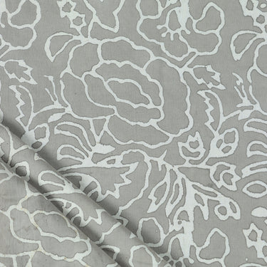 Block Floral Printed Voile Printed Cotton Fabric Online