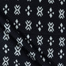 Abstract Printed Black Pure Cotton Fabric