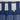 Blue Cotton Sheer Thick Curtains