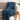 Blue Abstract Decorative Block Print Throw Blanket
