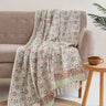 Multicolor Hand Block Floral Print Cotton Couch Throws Online
