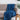 Blue Hand Block Stripes Print Cotton Handmade Sofa Throw