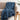 Blue Geometrical Print Cotton Couch Throws
