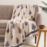 Multicolor Cotton Stylish Floral Printed Throw Bed Throw Blanket Online