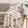 Date Palm Tree Print Handcrafted Sofa Throw Online