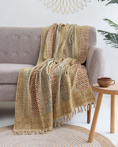 Ultra Soft Cotton Throw Blanket