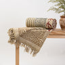 Block Printed Organic Cotton Sofa Throw Blanket