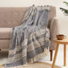 Handmade Soft Cotton Tufted Throw Blankets For Sofas Online