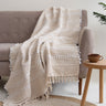Premium Soft Woven Throw Blanket For Sofa