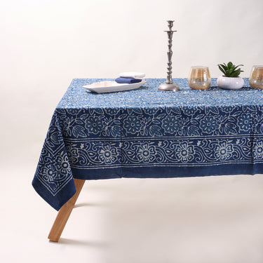 Handmade Beautiful Blue Dining Table Cover Online