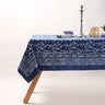 Blue Hand Block Printed Soft Cotton Dining Table Cloth Online