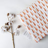 Baby AC Quilt Green Leaf Block Printed Soft Cotton