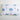 Blue Palm Print Cotton Kantha Plain Pillow Covers