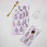 Indian Hand Block Soft Pink Cotton Kitchen Napkins Online