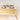Gold Hand Block Floral Print Dining Table Cover 4 & 6 Seater
