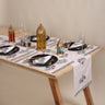 Hand Block Pink Floral Printed Cotton Coffee Table Runner Online