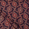 Red Floral Block Printed Pure Cotton Sindhi Ajrak Fabric Online