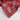 Red Floral Hand Block Printed Bandana For Women