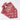 Red Floral Hand Block Printed Bandana For Women
